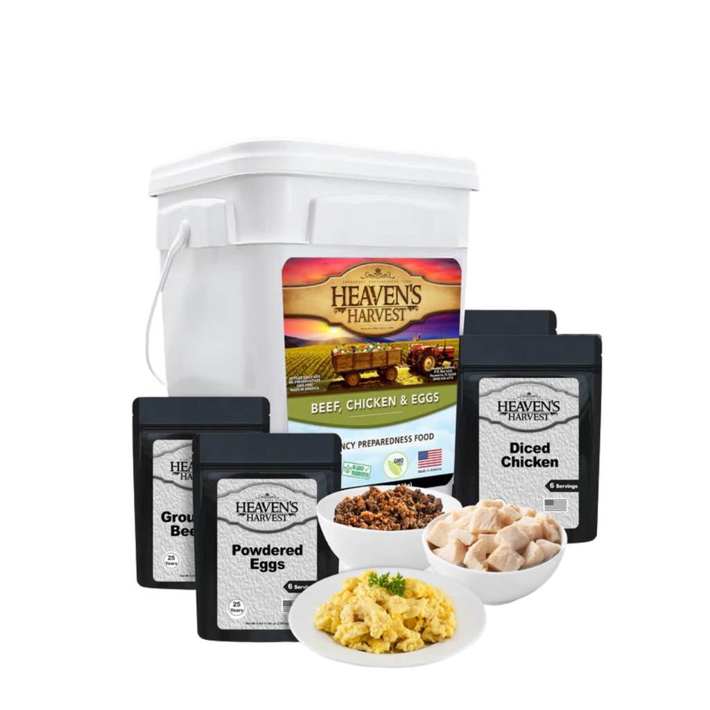Protein Booster Bucket - 3 Pack - Emergency Survival Food Kit
