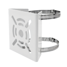 Load image into Gallery viewer, Universal Security Camera Pole Mount Bracket Kit for Outdoor Surveillance Installation