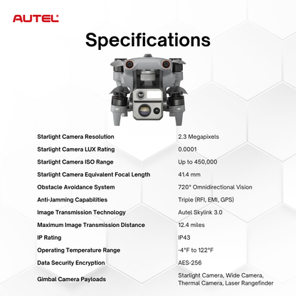 Autel EVO MAX 4N Drone Bundle: Starlight Thermal Camera, 720° Obstacle Avoidance