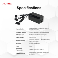 Load image into Gallery viewer, Autel Robotics EVO MAX Drone Battery Charger - Simultaneously Charge 3 Batteries