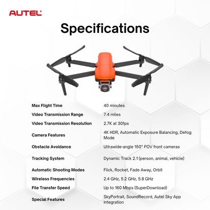Autel Robotics EVO Lite+ Camera Drone with 4K HDR Video and 7.4-Mile Range