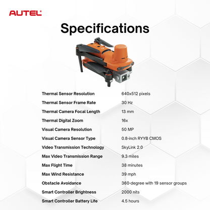 Autel EVO II Dual 640T Thermal Drone V3: Precision Imaging, Smart Control