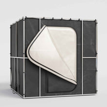 Load image into Gallery viewer, Large Black Portable RF/EMI Shielding Faraday Tent Rental - 7x7x6.5ft