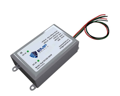 EMP Shield Dual 220-300V DC Solar Wind Protection Military-Tested Surge Protector