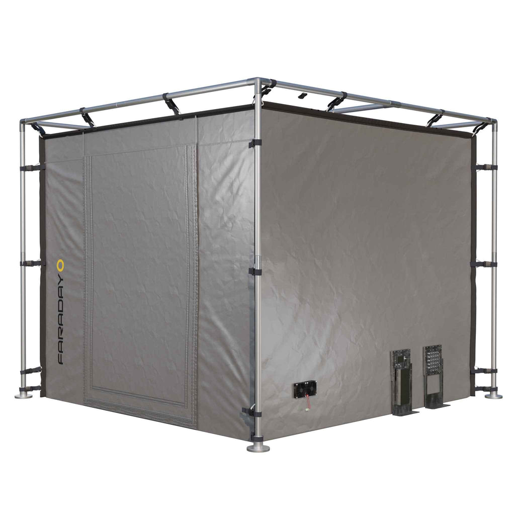 X-Large Faraday RF/EMI Shielding Portable Enclosure Room Tent 9x9x6.5 Feet