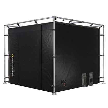 X-Large LX Black Faraday RF/EMI Shielding Enclosure Room (9x9x6.5ft)