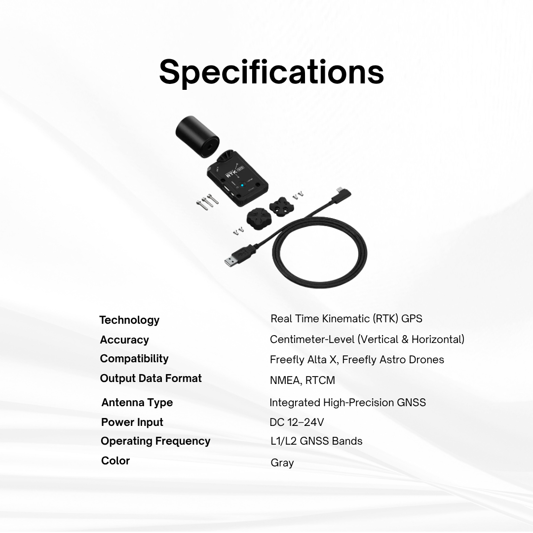 FreeFly GPS Ground Station for Drones: Achieve Centimeter-Level Precision with RTK Accuracy