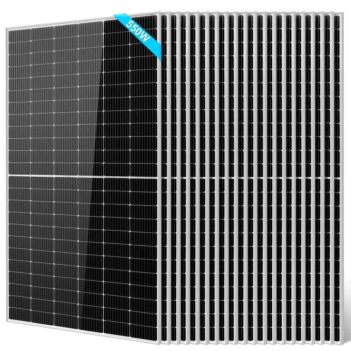 450/ 550 Watt Monocrystalline PERC Solar Panel UL 61730 CEC Listed