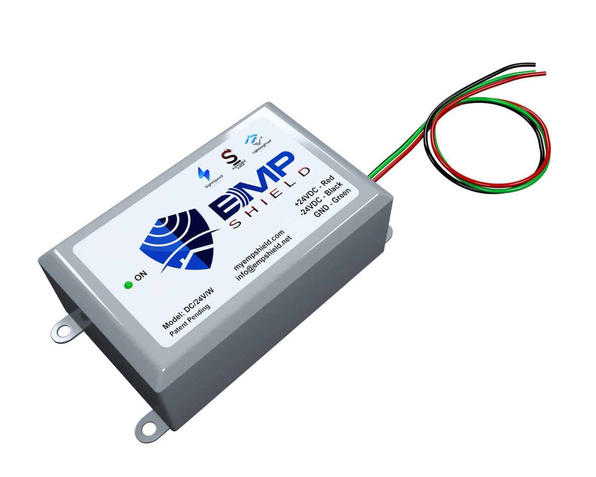 Military-Grade 24V DC EMP Shield: Whole System EMP, Lightning, Solar Protection