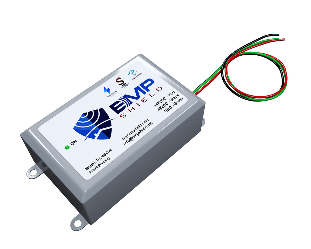 Military-Grade 48V DC EMP Shield for Solar & Wind, Lightning Protection