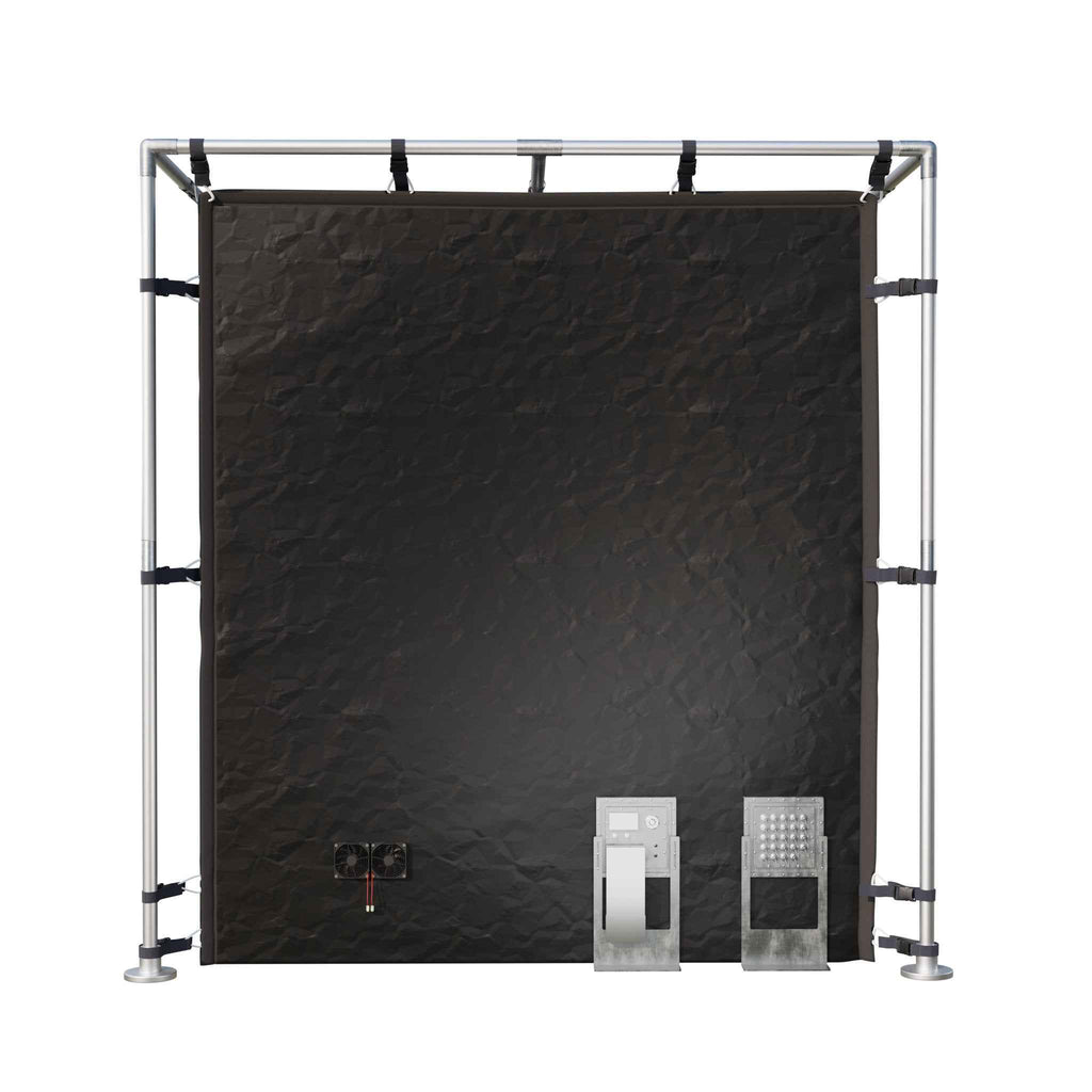 Large LX Black RF/EMI Portable Shielding Enclosure Tent 7x7x6.5 Feet