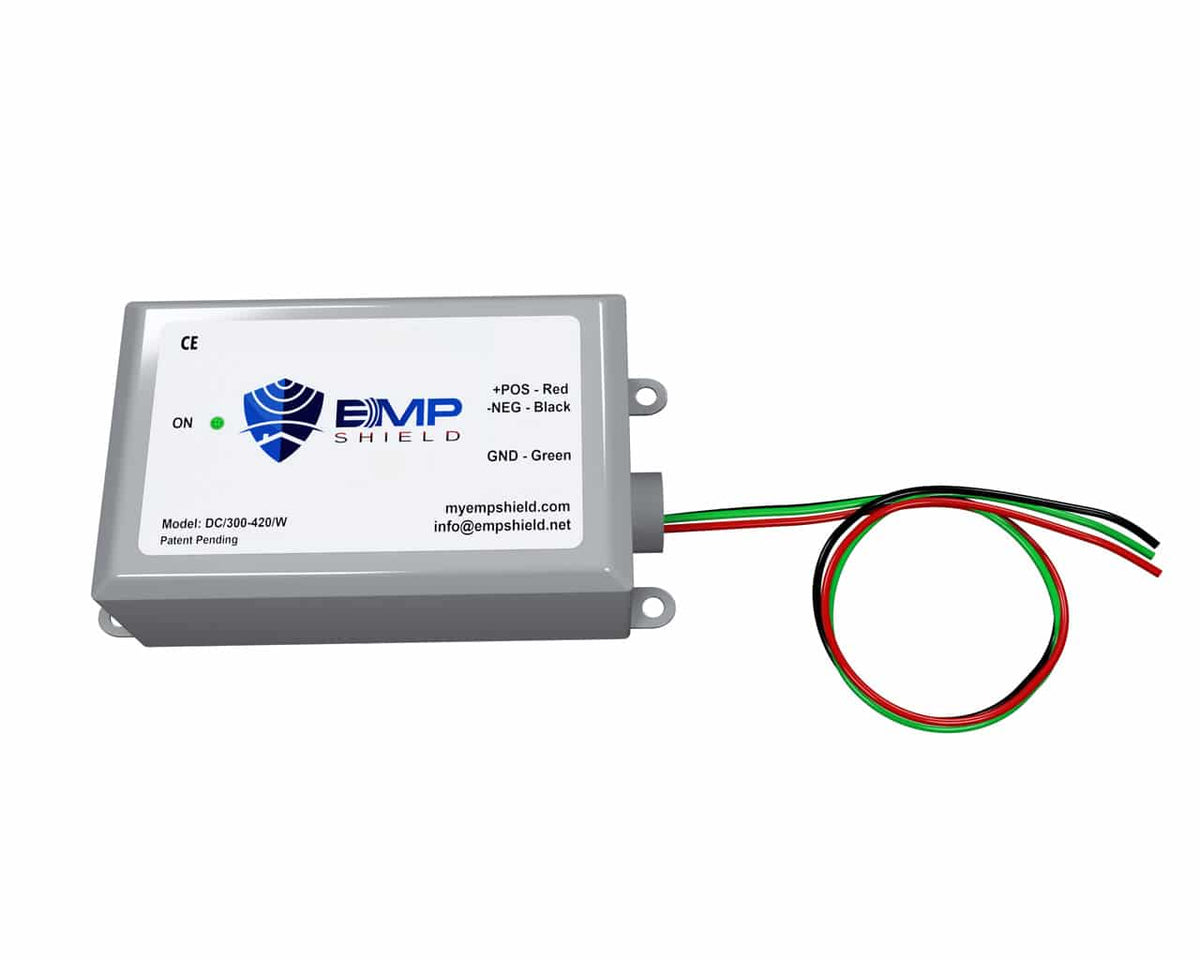 Advanced Military-Tested EMP Shield for Solar/Wind Systems, 300-420V DC Protection