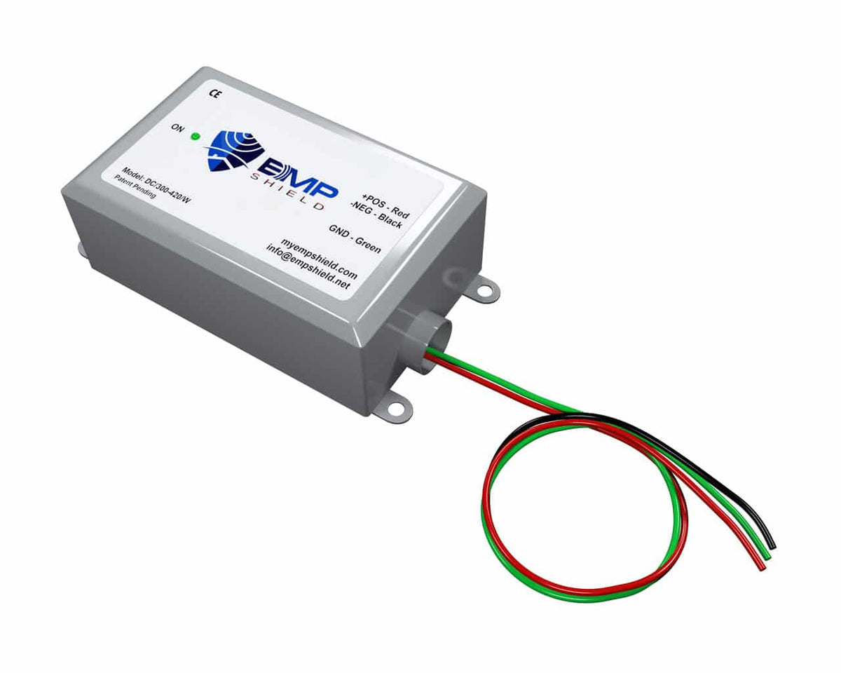 Advanced Military-Tested EMP Shield for Solar/Wind Systems, 300-420V DC Protection
