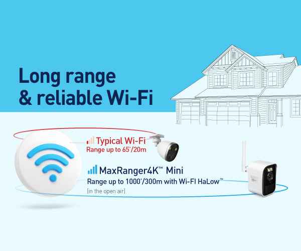 Swann MaxRanger4K Mini Long-Range Wireless 4K Security System with 3 Cameras