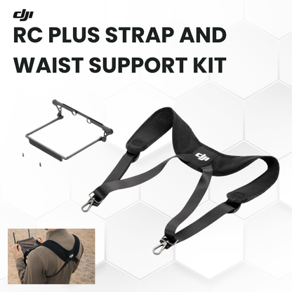 DJI RC Plus Remote Controller Strap and Waist Support Kit for Drones