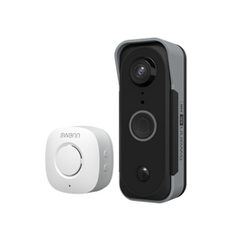 Swann MaxRanger4K Long Range 4K Wireless Video Doorbell with True Detect+ AI