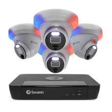 Load image into Gallery viewer, Swann 8-Channel 12MP Professional NVR Security System with 4 Dome Cameras
