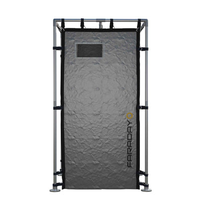 Small Portable Faraday Tent RF/EMI Shielding Enclosure Room 4' x 4' x 6.5'