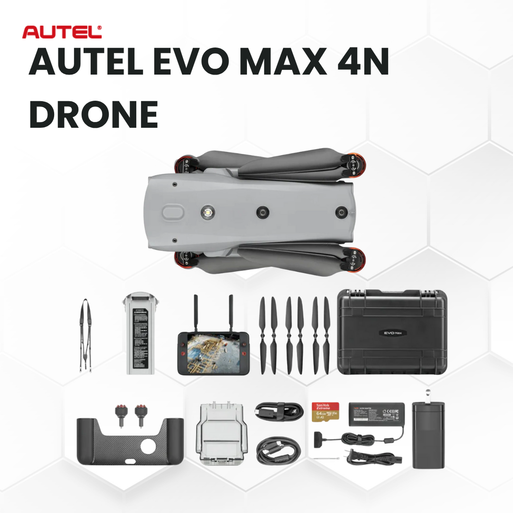 Autel EVO MAX 4N Drone Bundle: Starlight Thermal Camera, 720° Obstacle Avoidance