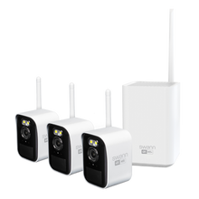 Load image into Gallery viewer, Swann MaxRanger4K Mini Long-Range Wireless 4K Security System with 3 Cameras