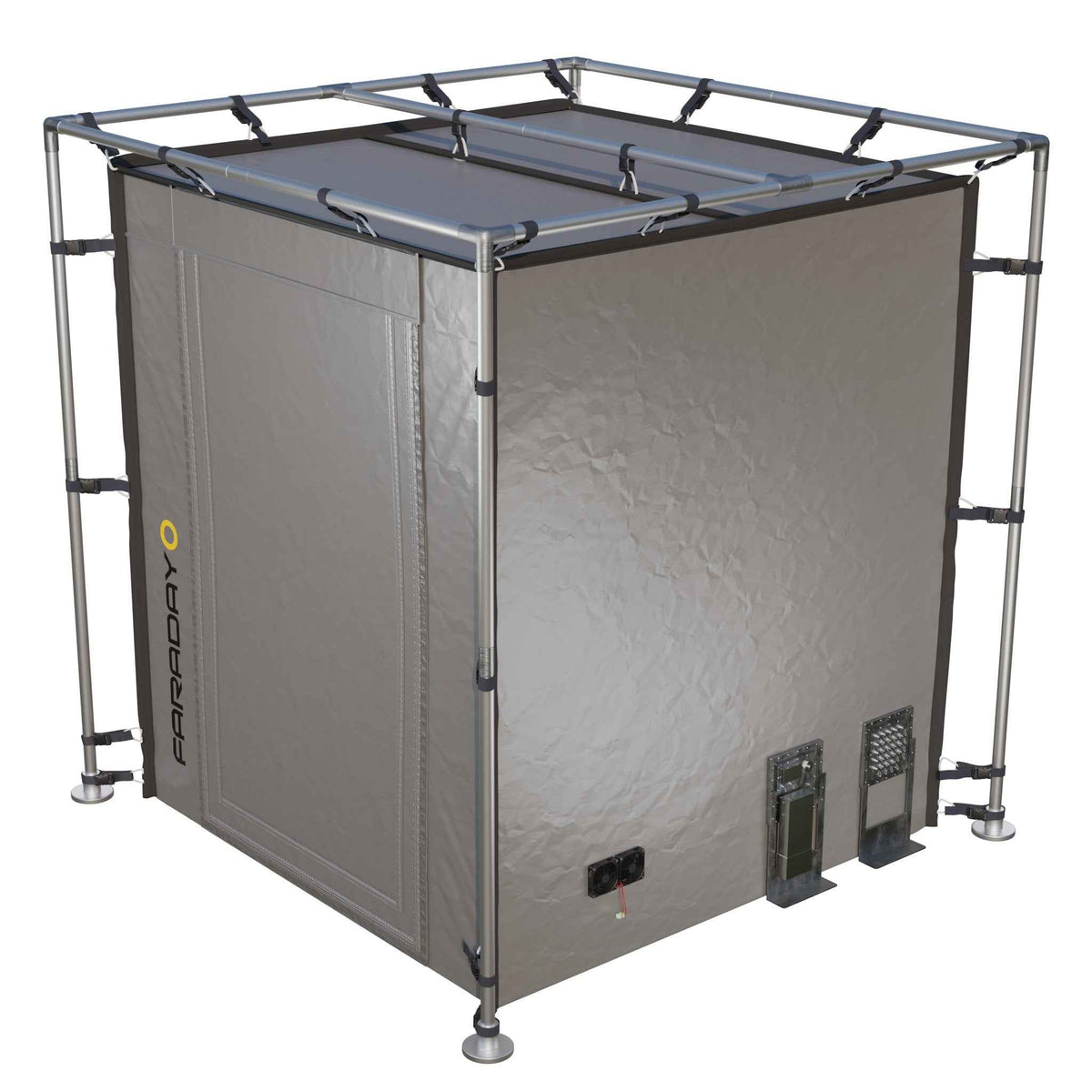 Large 7x7x6.5 Foot Portable RF/EMI Shielding Faraday Tent Enclosure Room