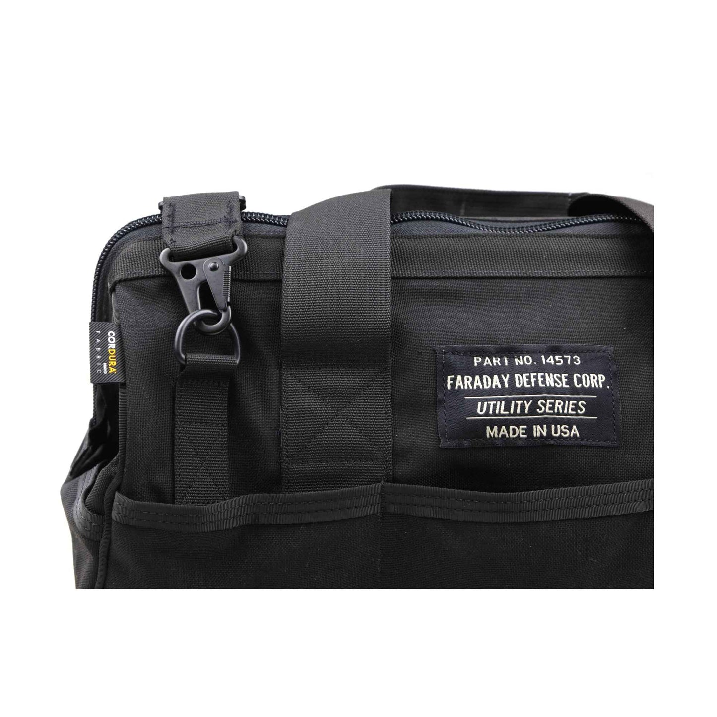 Durable CORDURA® Wide-Mouth Utility Faraday Bag - Signal Blocking Medium