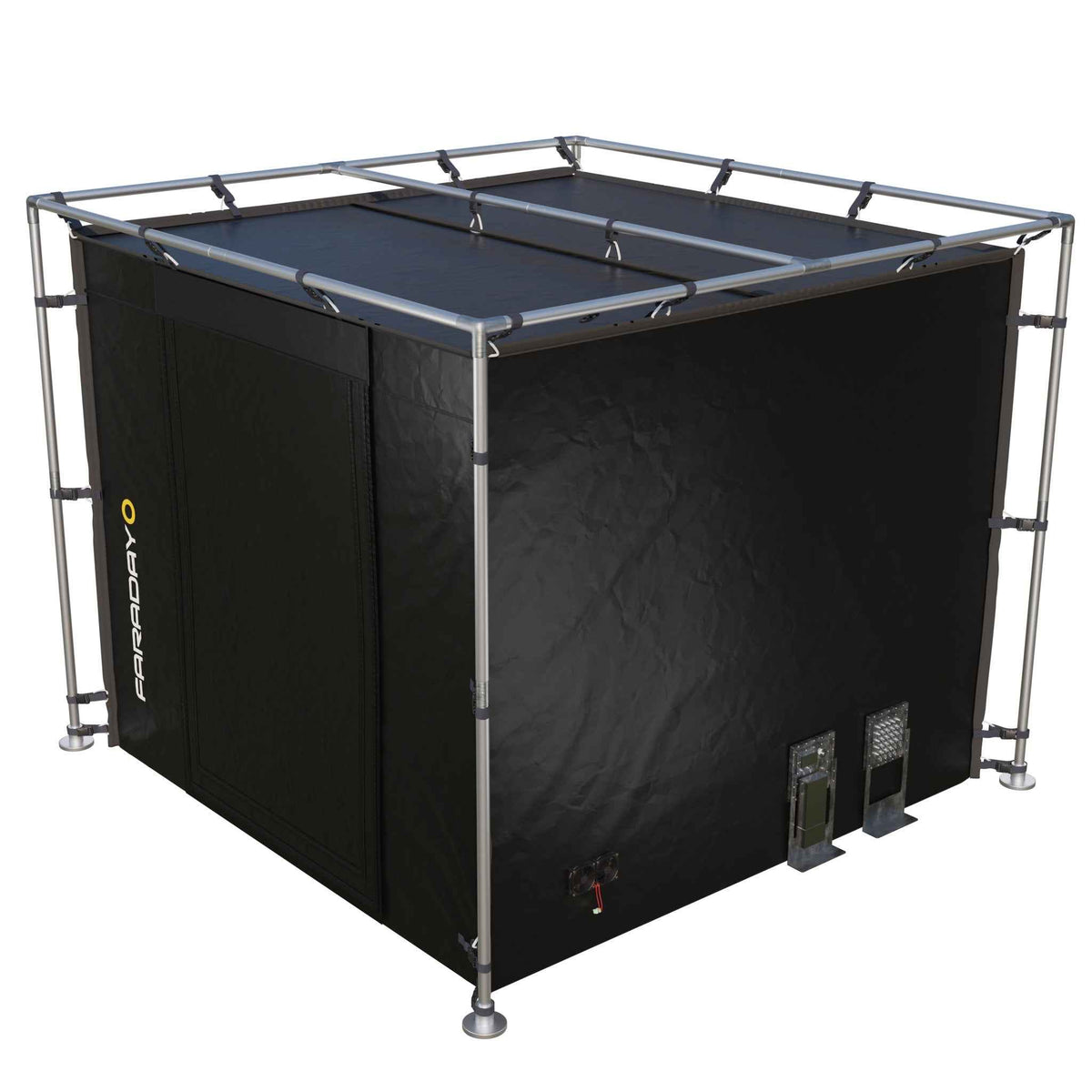 X-Large LX Black Faraday RF/EMI Shielding Enclosure Room (9x9x6.5ft)