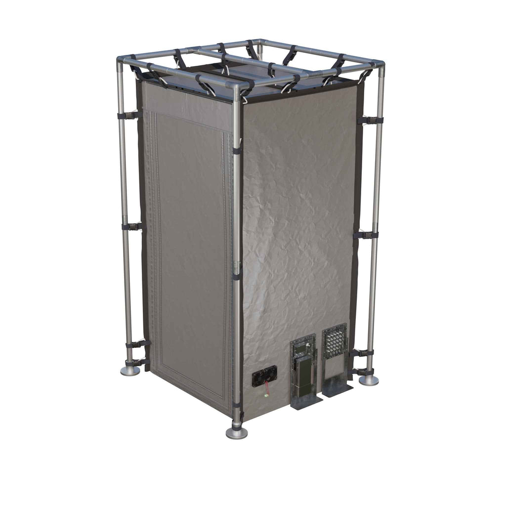 Small Portable Faraday Tent RF/EMI Shielding Enclosure Room 4' x 4' x 6.5'