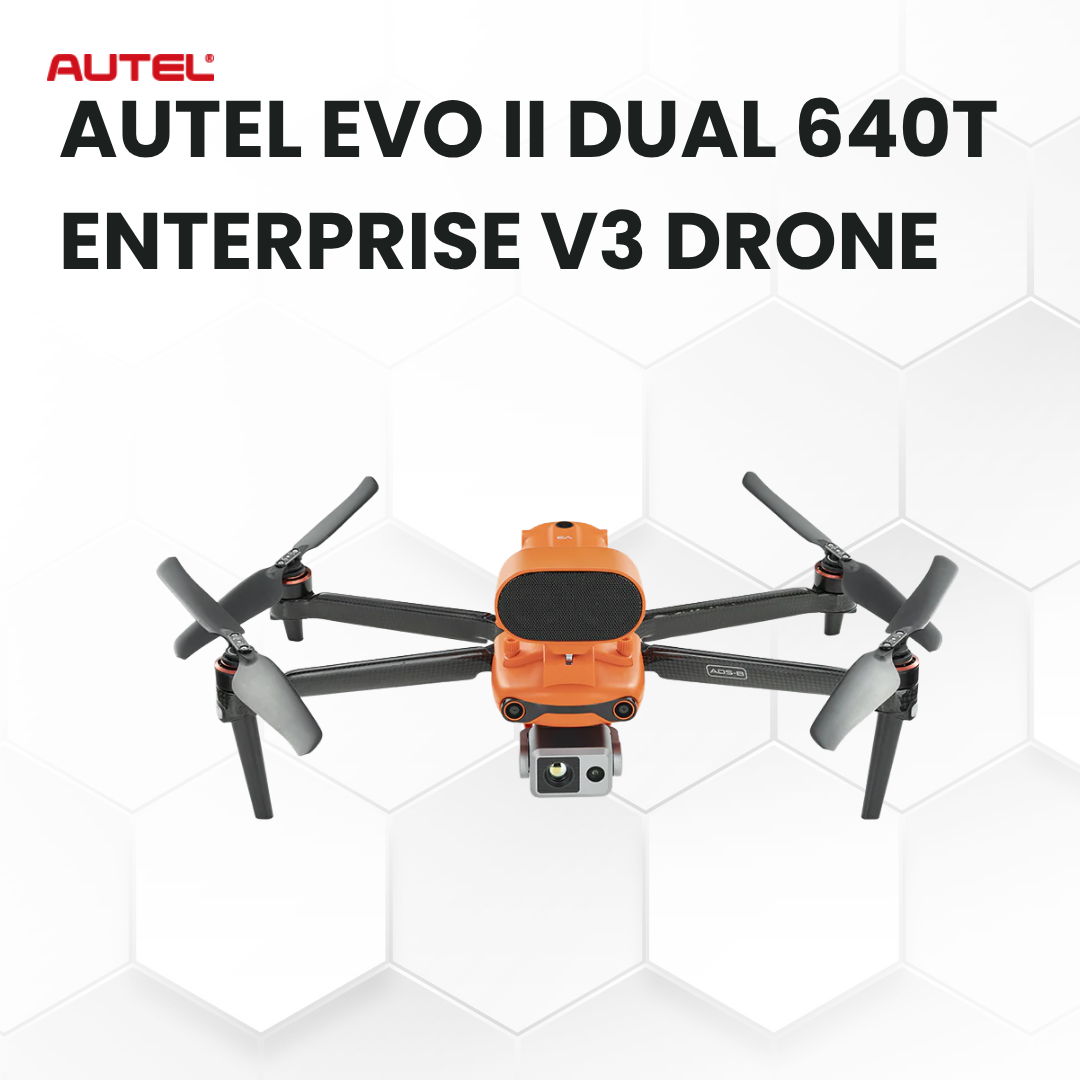Autel EVO II Dual 640T Enterprise V3 Drone: Thermal, 50MP Visual, Pro Missions