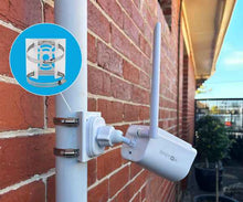 Load image into Gallery viewer, Universal Security Camera Pole Mount Bracket Kit for Outdoor Surveillance Installation