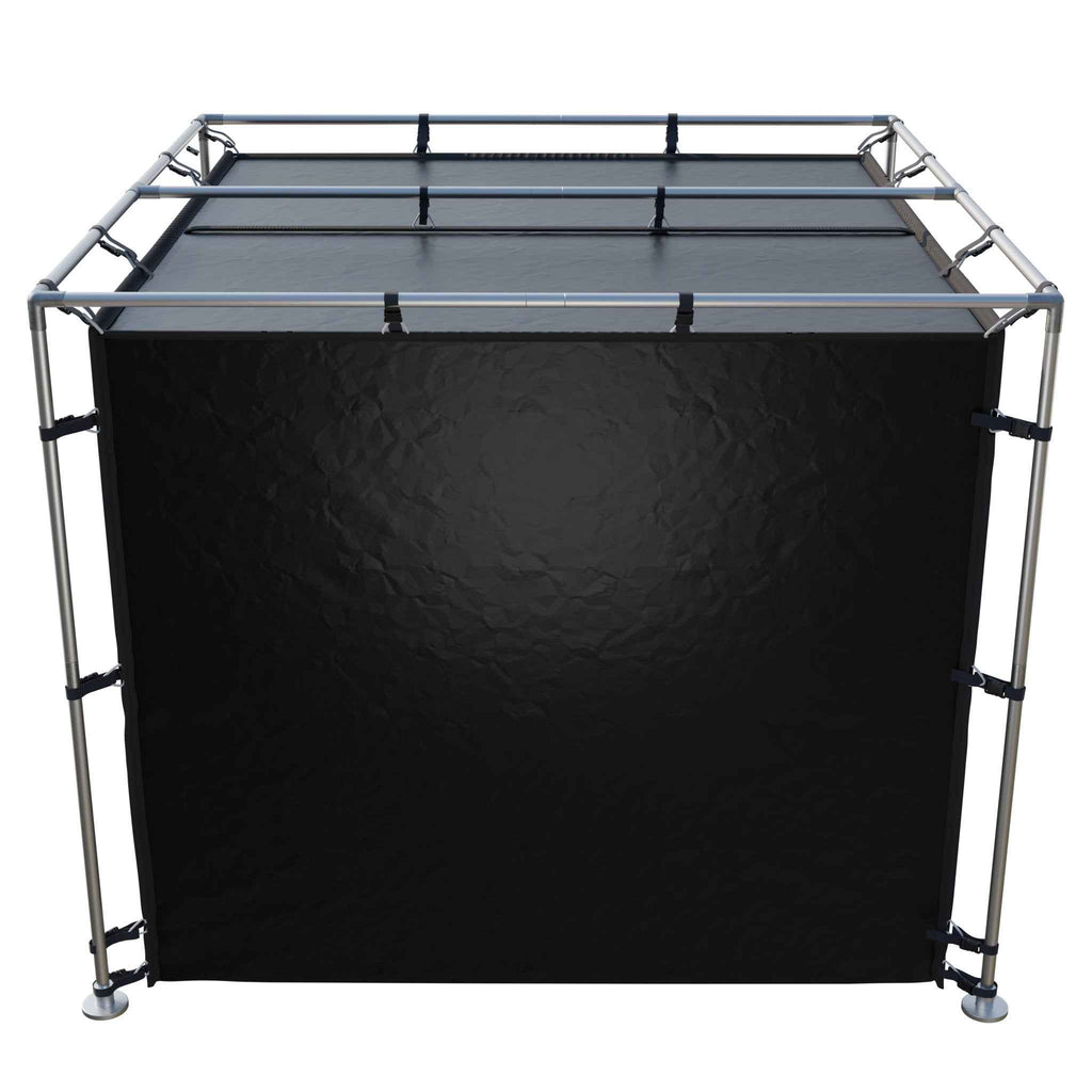 X-Large LX Black RF/EMI Shielding Faraday Tent Enclosure Room 9'x9'x6.5'