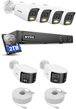 Load image into Gallery viewer, ANNKE H1200 12MP UHD PoE Security Camera System 8CH NVR Dual Lens
