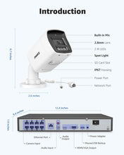 Load image into Gallery viewer, ANNKE H1200 12MP 8-Channel PoE Security System, 6 UHD AI Cameras