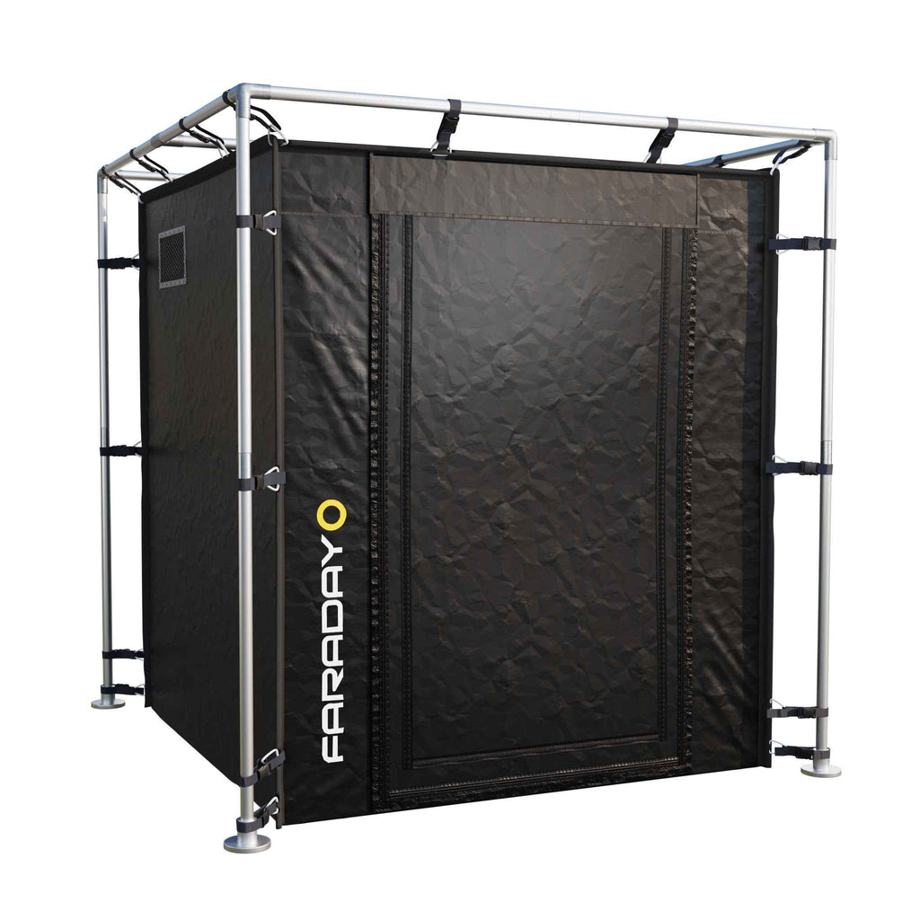Large LX Black RF/EMI Portable Shielding Enclosure Tent 7x7x6.5 Feet