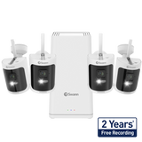 Swann AllSecure650 2K Wireless Home Security Kit with 4 Wire-Free Cameras