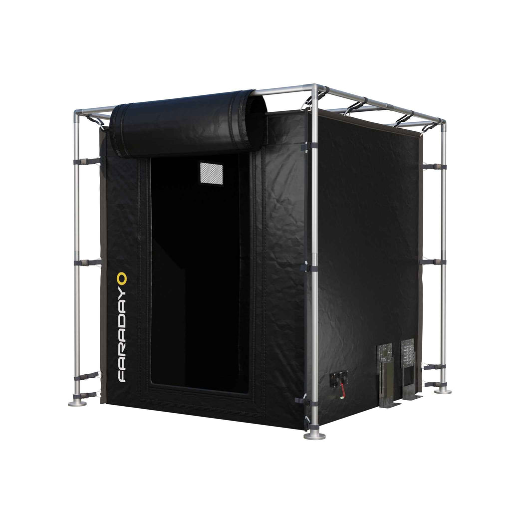 Large LX Black RF/EMI Portable Shielding Enclosure Tent 7x7x6.5 Feet