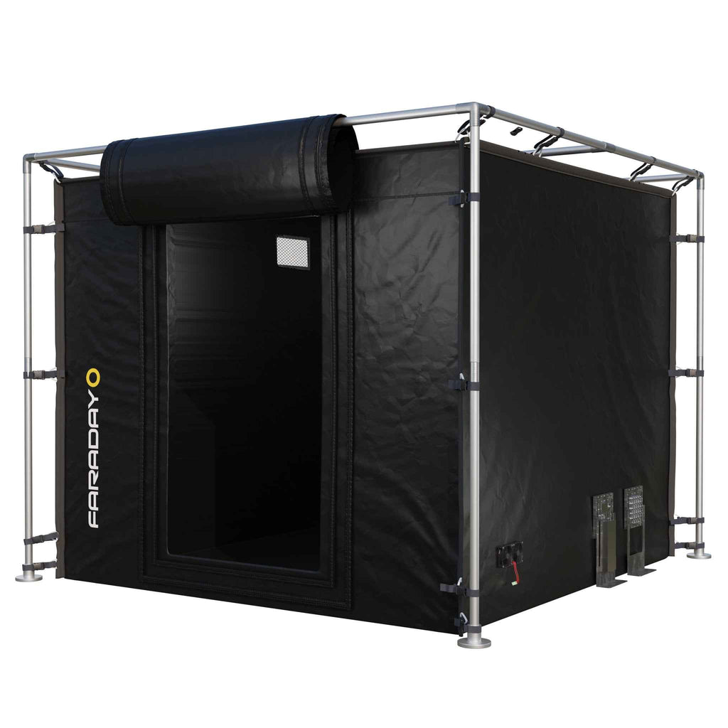 X-Large LX Black Faraday RF/EMI Shielding Enclosure Room (9x9x6.5ft)