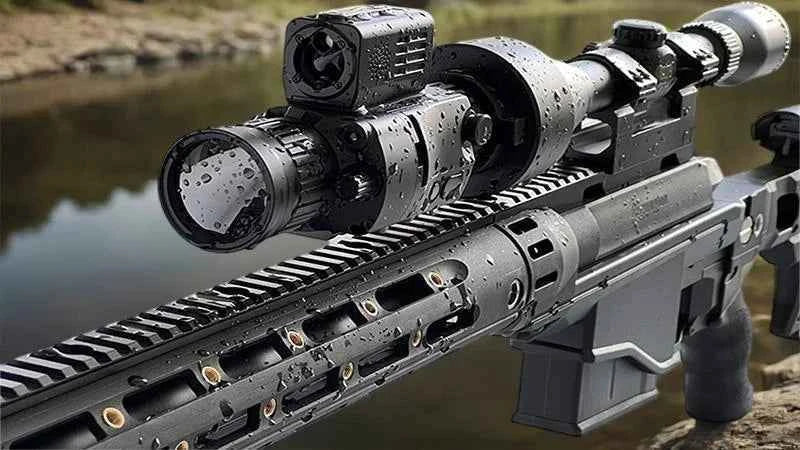 WOLF 3B Hybrid Clip-On Thermal Imaging Rifle Scope 384x288 50Hz for Hunting With LRF 50mm / 35mm