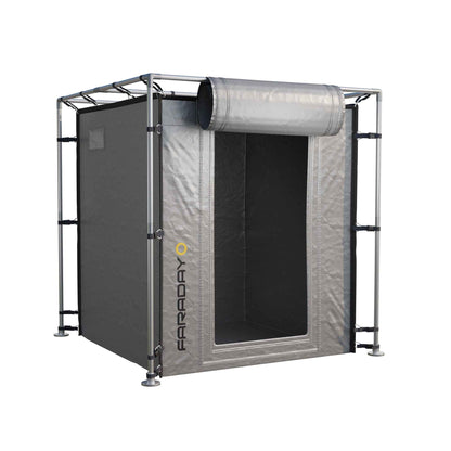 Large 7x7x6.5 Foot Portable RF/EMI Shielding Faraday Tent Enclosure Room
