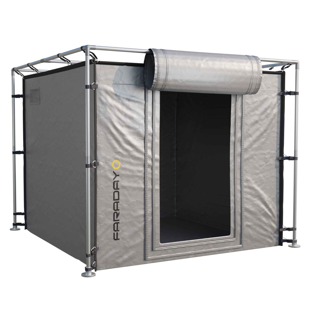 X-Large Faraday RF/EMI Shielding Portable Enclosure Room Tent 9x9x6.5 Feet