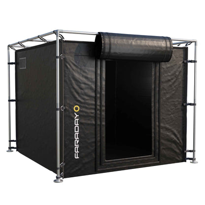 X-Large LX Black RF/EMI Shielding Faraday Tent Enclosure Room 9'x9'x6.5'