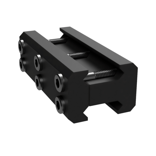 Durable Picatinny Rail Clamp Adapter for ARC Flamethrower - Secure Mount