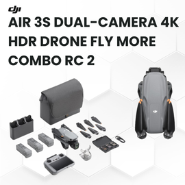 DJI Air 3S Dual-Camera Drone Fly More Combo