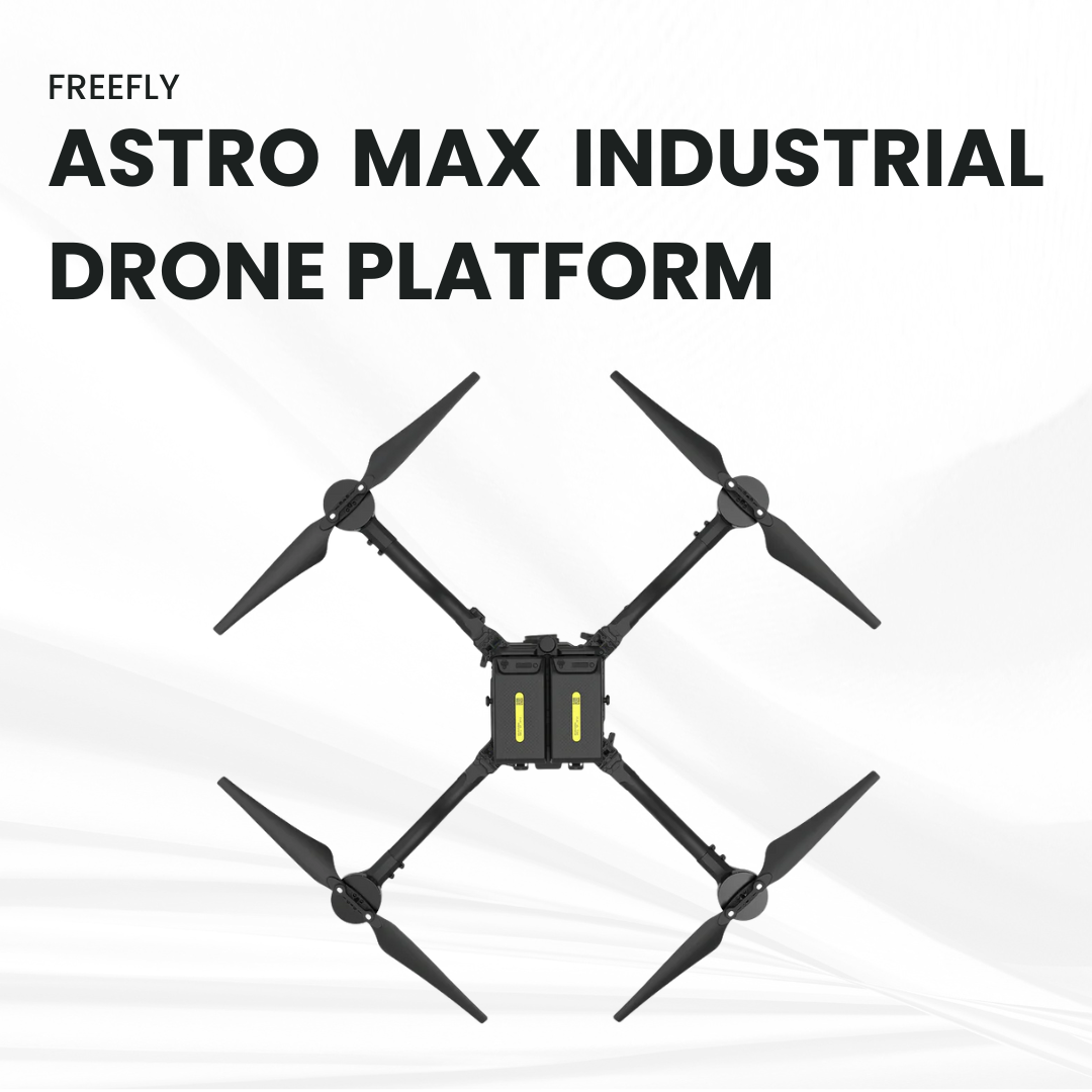 Freefly Astro Max Drone - NDAA Compliant Blue Industrial Drone for High-Performance Aerial Missions