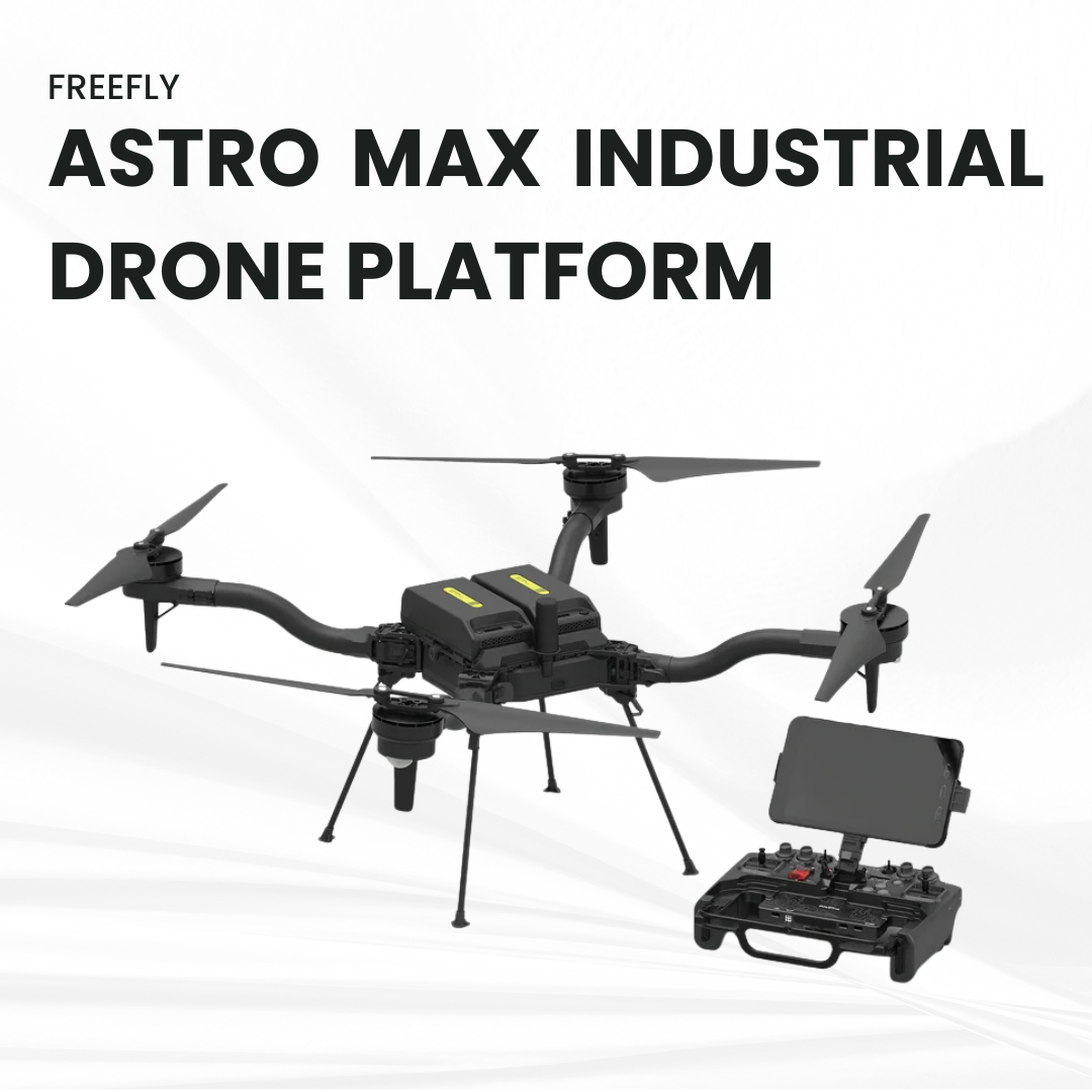 Freefly Astro Max Drone - NDAA Compliant Blue Industrial Drone for High-Performance Aerial Missions