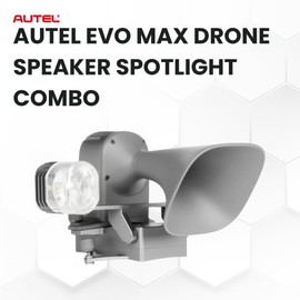 Autel EVO MAX Drone Speaker Spotlight Combo: Powerful Loudspeaker & Adjustable Illumination