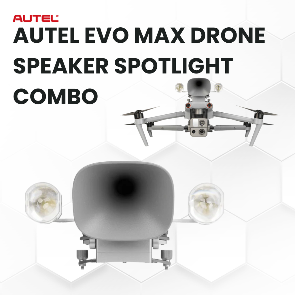 Autel EVO MAX Drone Speaker Spotlight Combo: Powerful Loudspeaker & Adjustable Illumination