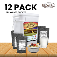 Load image into Gallery viewer, Breakfast Bucket - 12 Pack - Emergency Survival Food Kit