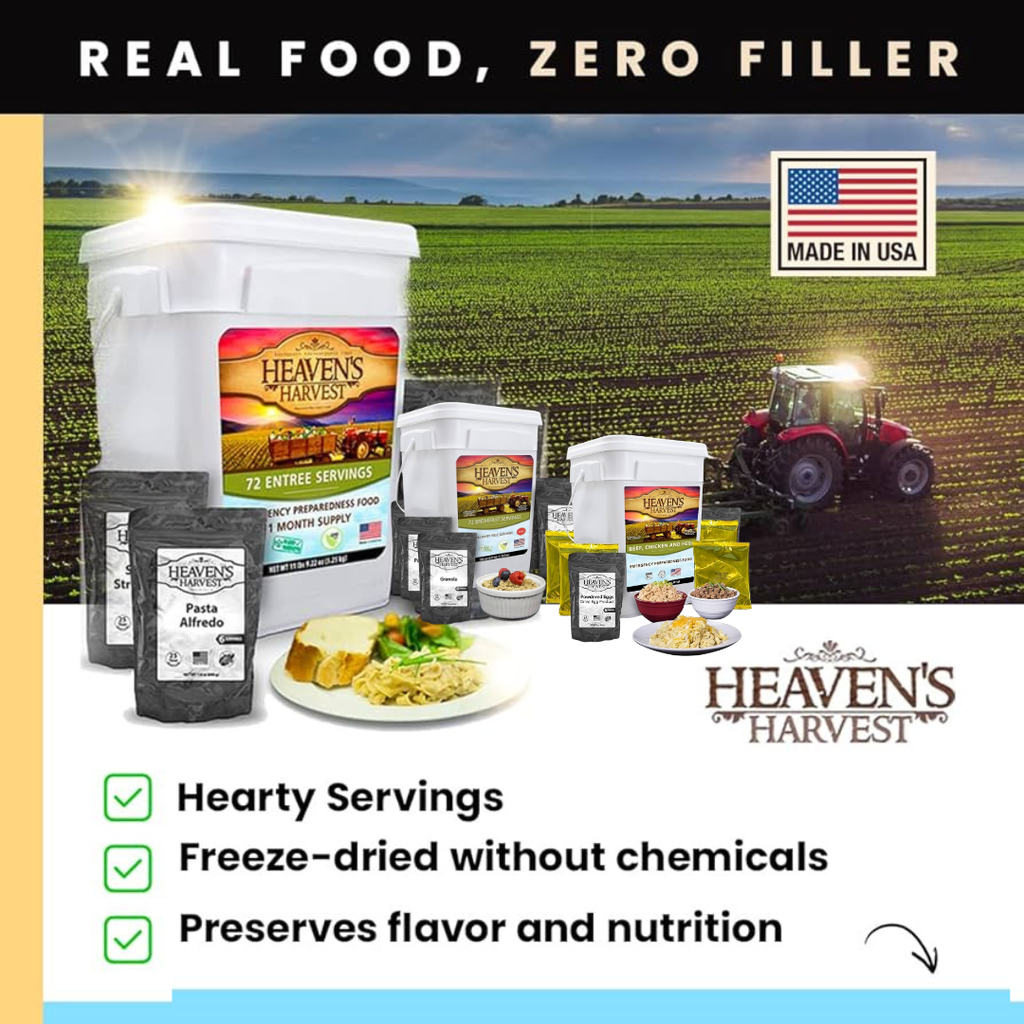 Combo Kit - Breakfast, Entrée + Protein - 6 Months - Emergency Survival Food Kit