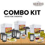 Combo Kit - Breakfast, Entrée + Protein - 3 Months - Emergency Survival Food Kit